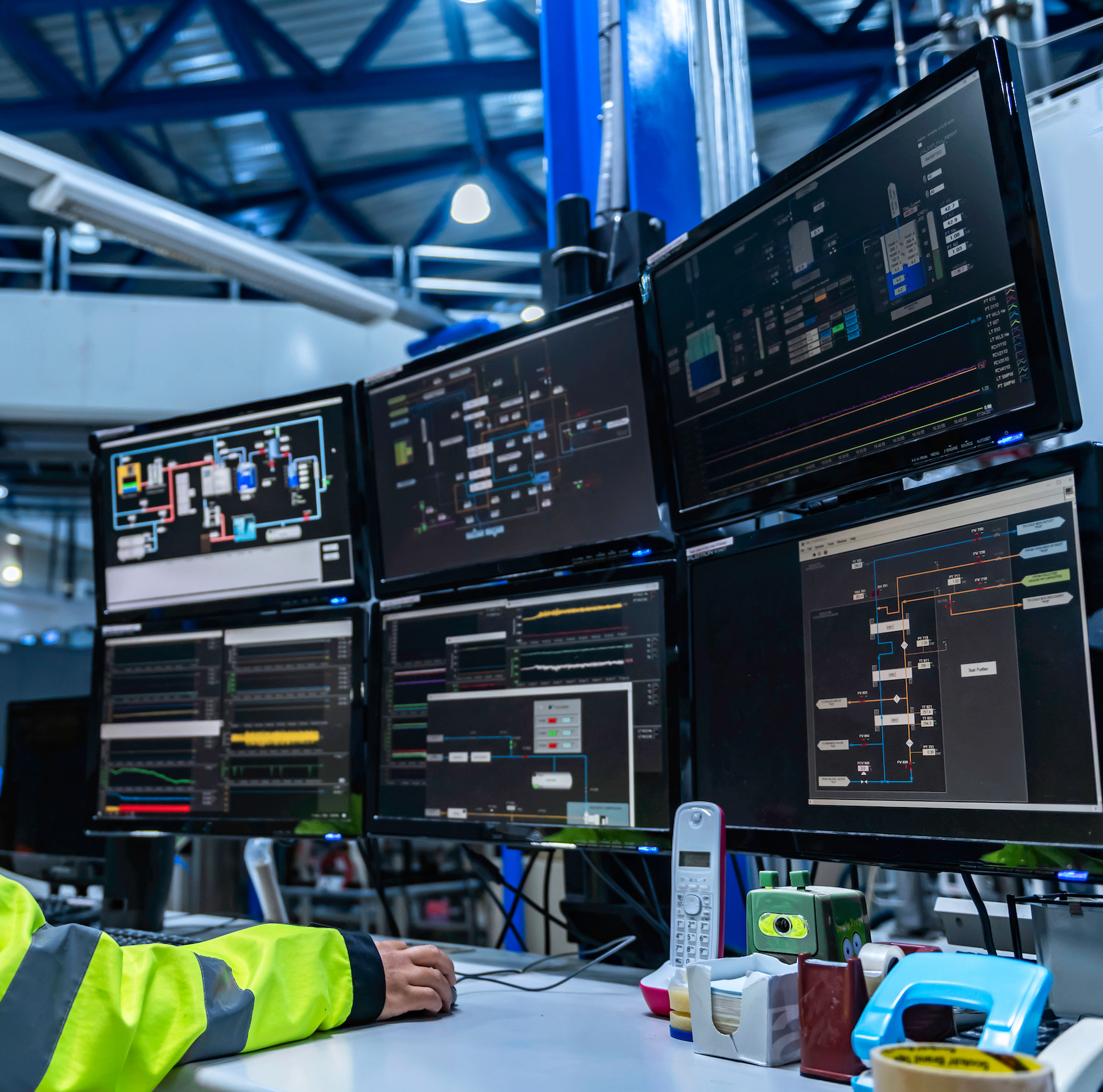 Engineer,Computer,Worker,On,High-performance,Computers,With,A,Lot,Of instrumentation engineers